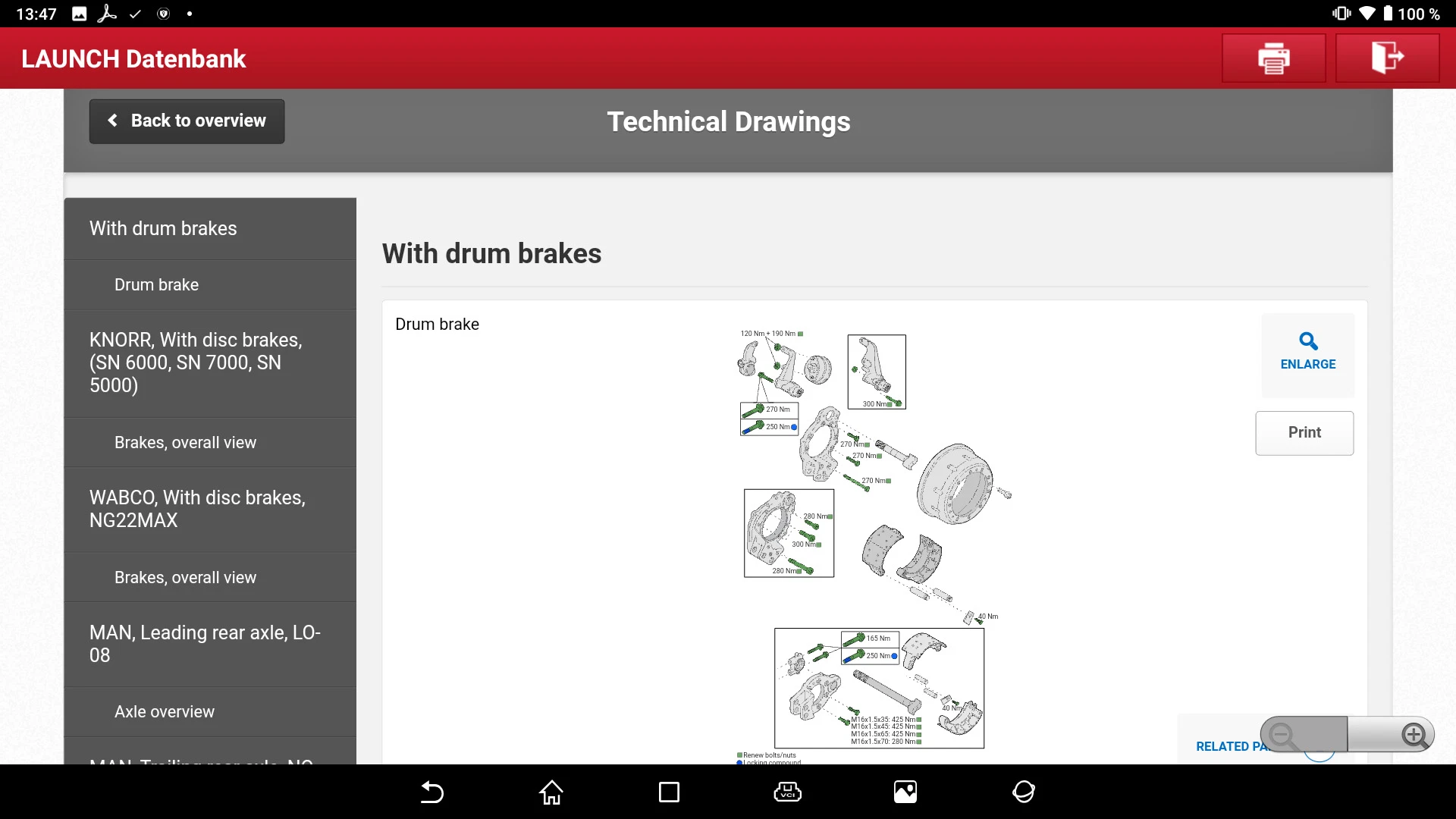 LAUNCH-Europe-X-431-Euro-Link-HD-LKW-Screen