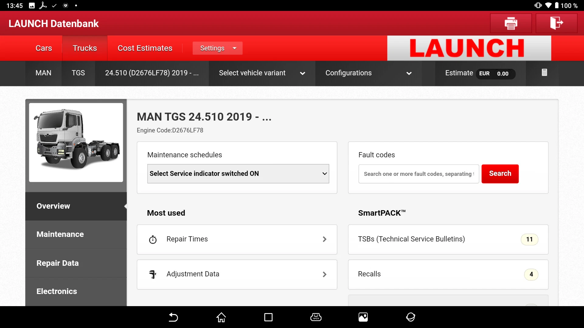 LAUNCH-Europe-X-431-Euro-Link-HD-LKW-Screen6